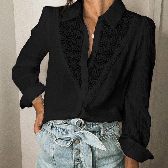 100% Cotton Crinkled Shirt - Picture 3 of 5